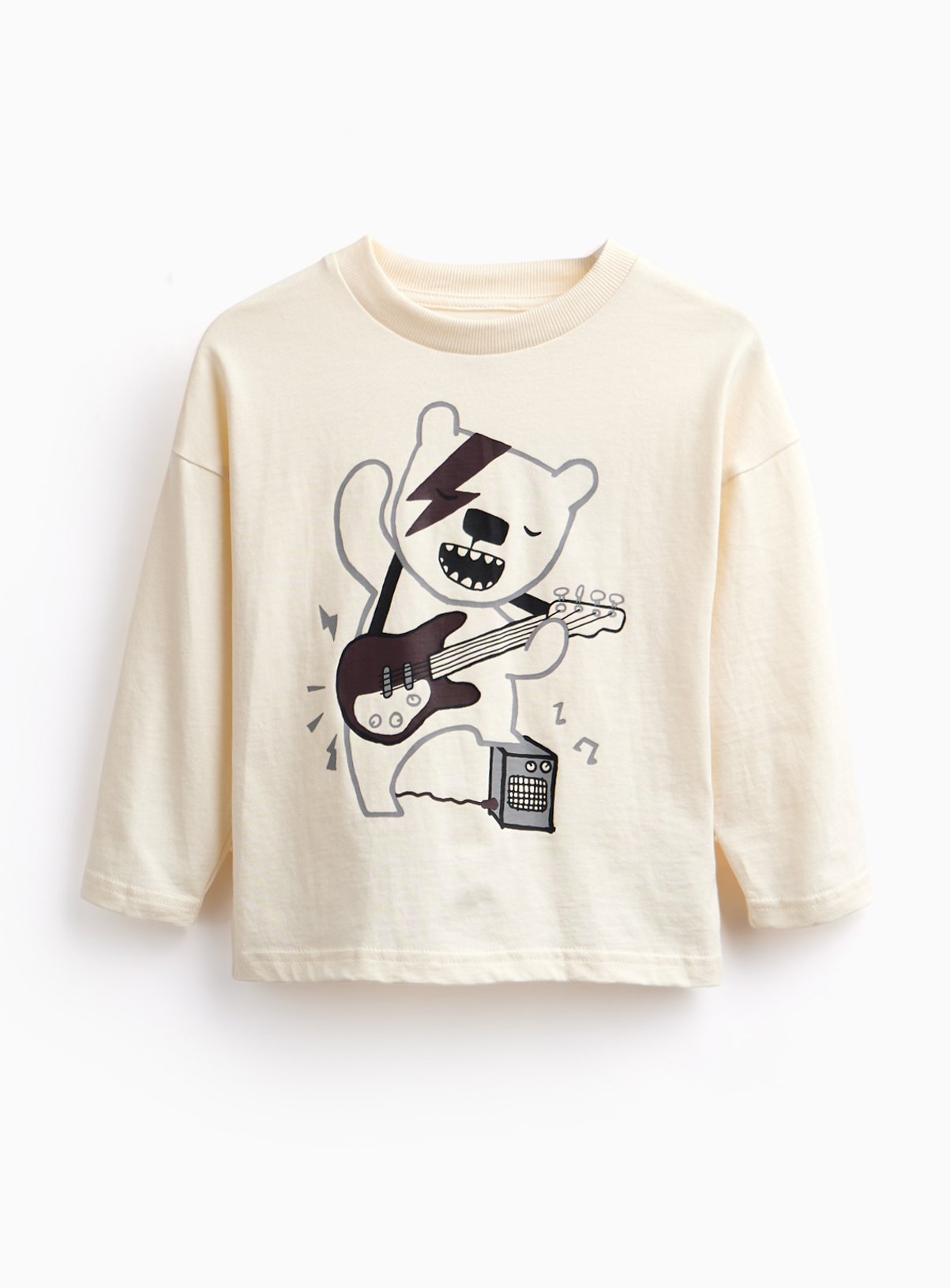 Grey Gingham Overshirt & Bear T-Shirt Set 7-8 years - Image 2 thumbnail